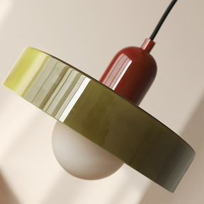 Colorful Bauhaus Modern Glass Ceiling Pendant Light