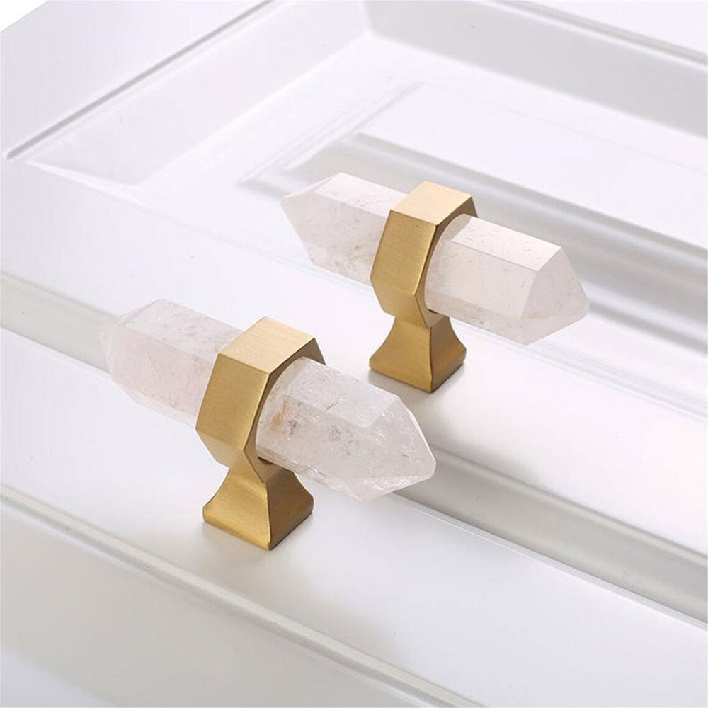 Natural Crystal Cabinet Handles and Knobs