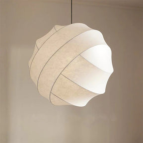 Nordic White Fabric Pendant Ceiling Lamp