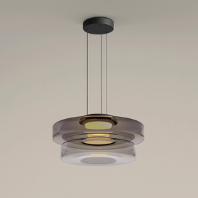 Modern Multi-Layer Glass Pendant Ceiling Light