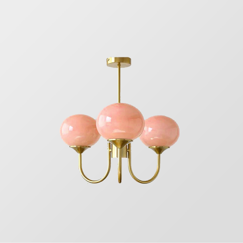 Marshmallow Glass Warm Bubble Chandelier