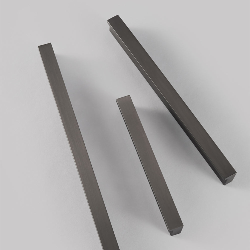 Solid Grey Finger Edge Pull Handles