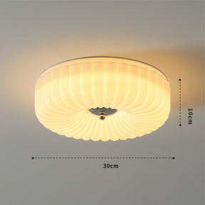 Medieval Cream Style Bauhaus Glass Ceiling Light -Homdiy