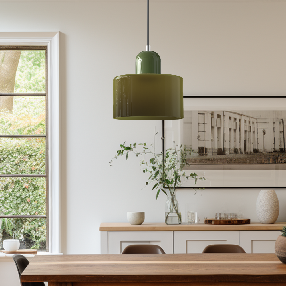 Modern Bauhaus Glass Pendant Light