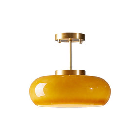 Vintage Gold Glass Pendant Ceiling Lights