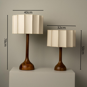 Middle Century Designer Wood Table Lamp