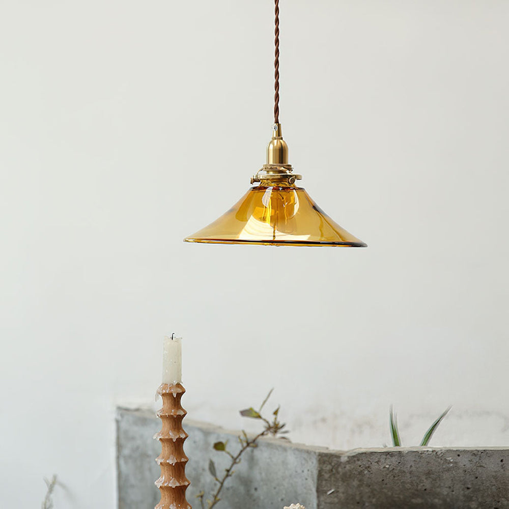 Retro Glass Ceiling Pendant Lights