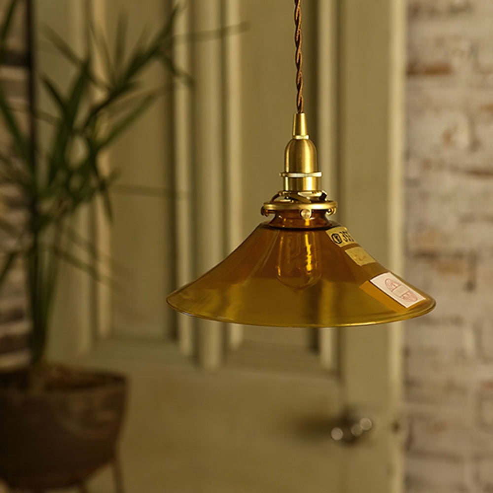 Retro Glass Ceiling Pendant Lights