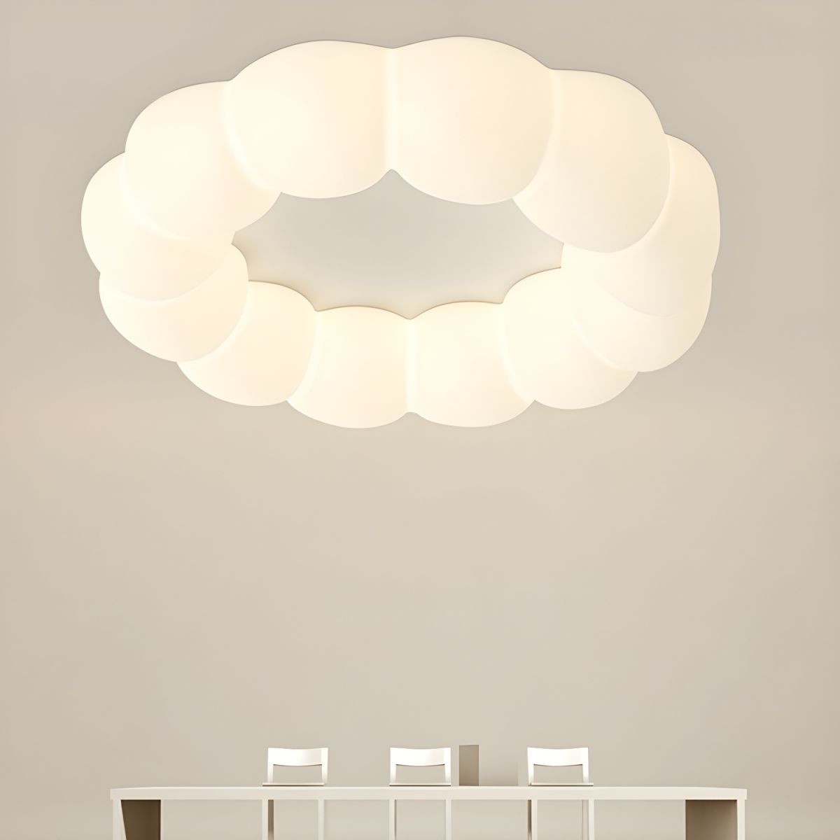 Creative Cloud Flush Mount Ceiling Light