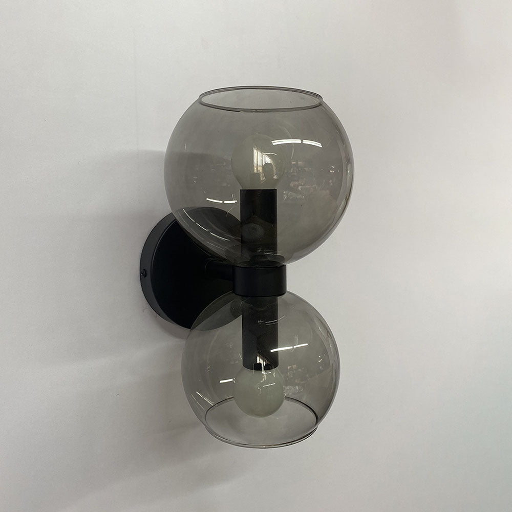 Creative 2 Heads Glass Wall Lamp