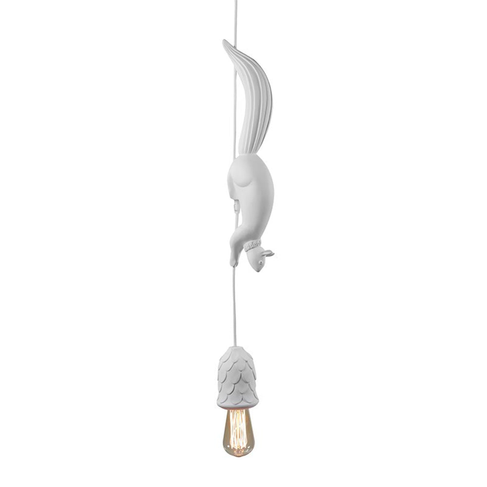 Cute Resin Squirrel Ceiling Pendant Light