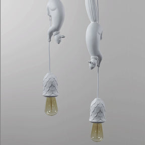 Cute Resin Squirrel Ceiling Pendant Light