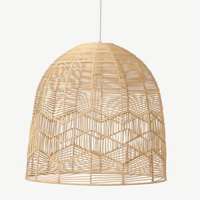 Handmade Basket Rattan Pendant Light Shades -Homdiy