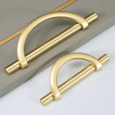 Gold Semicircle Kitchen Cupboard Cabinet Handles