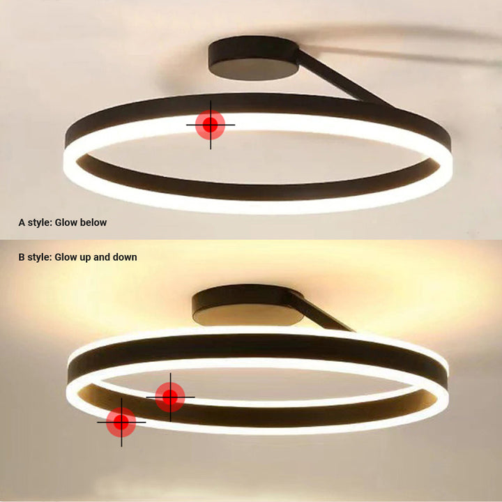 Nordic Minimalist Metal Ceiling Light