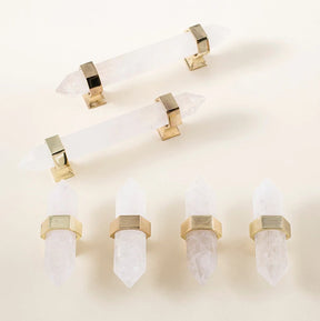 Natural Crystal Cabinet Handles and Knobs