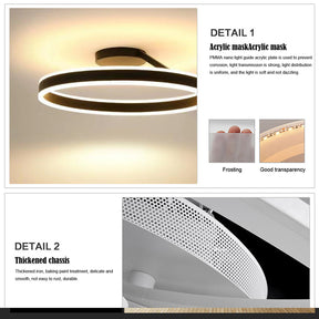 Nordic Minimalist Metal Ceiling Light