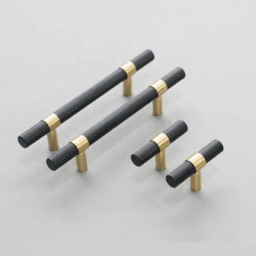 Solid Knurled Wardrobe Bar Handles