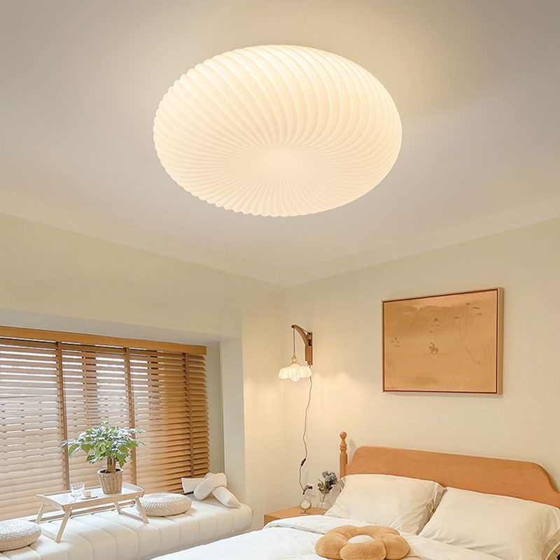 Cream White Water Ripple Ceiling Lamp