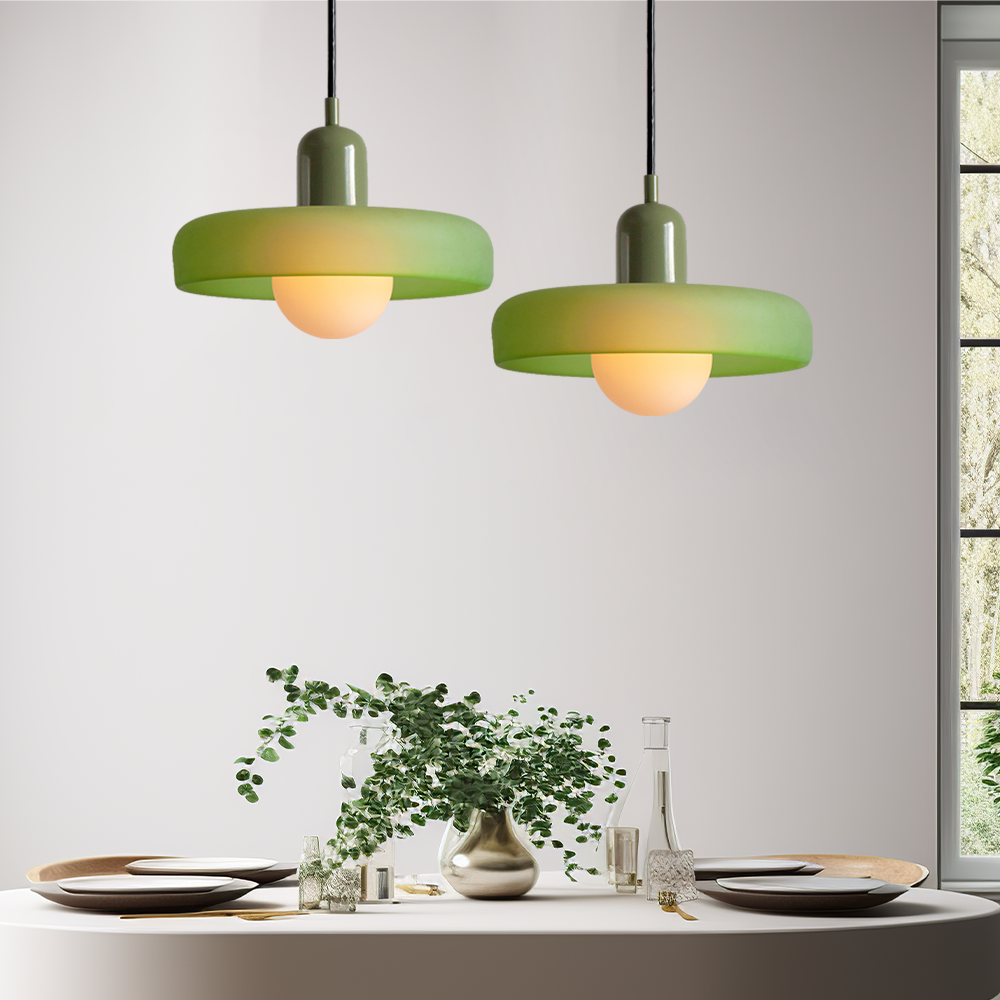 Colorful Bauhaus Modern Glass Ceiling Pendant Light