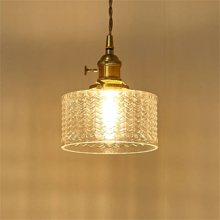 Stunning Ripple Glass Ceiling Pendant Light