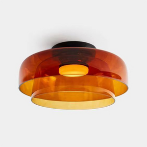 Medieval Simple Multi-Layer Glass Ceiling Light