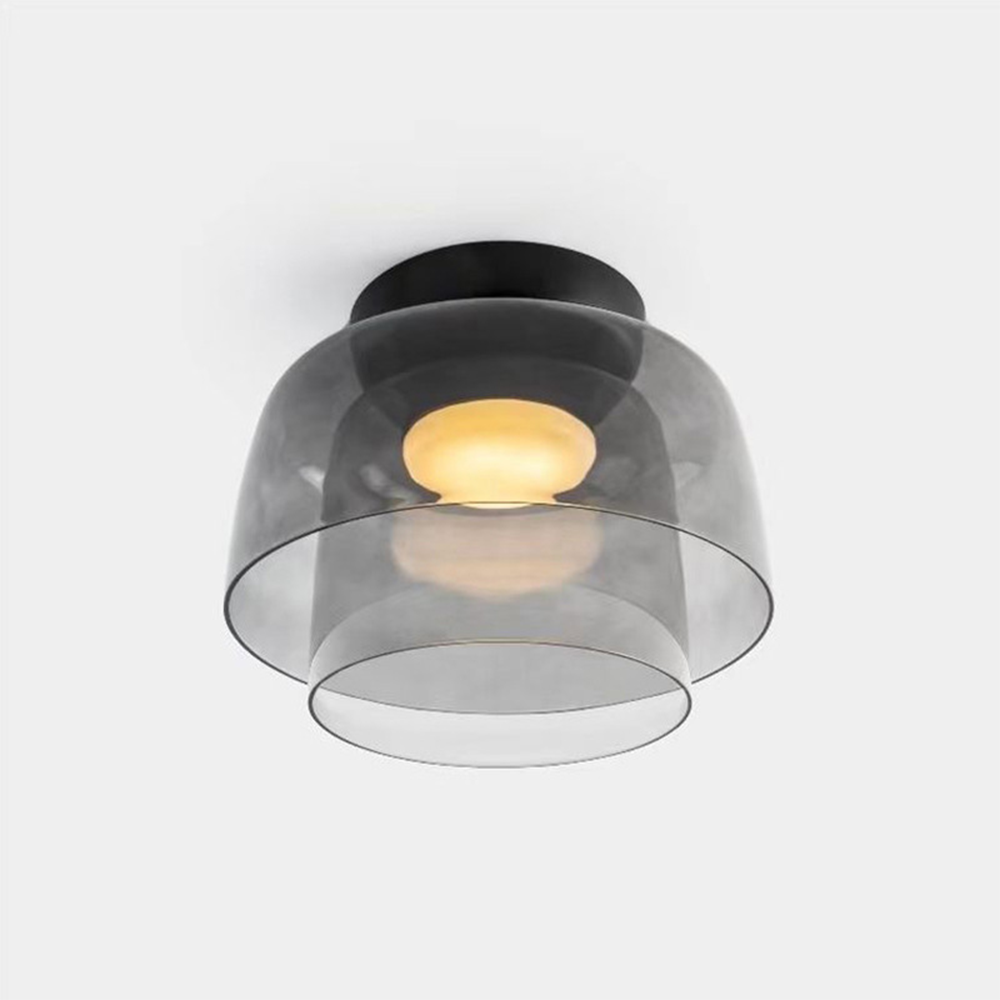 Medieval Simple Multi-Layer Glass Ceiling Light