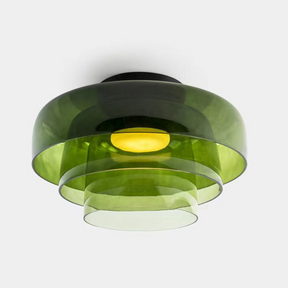 Medieval Simple Multi-Layer Glass Ceiling Light