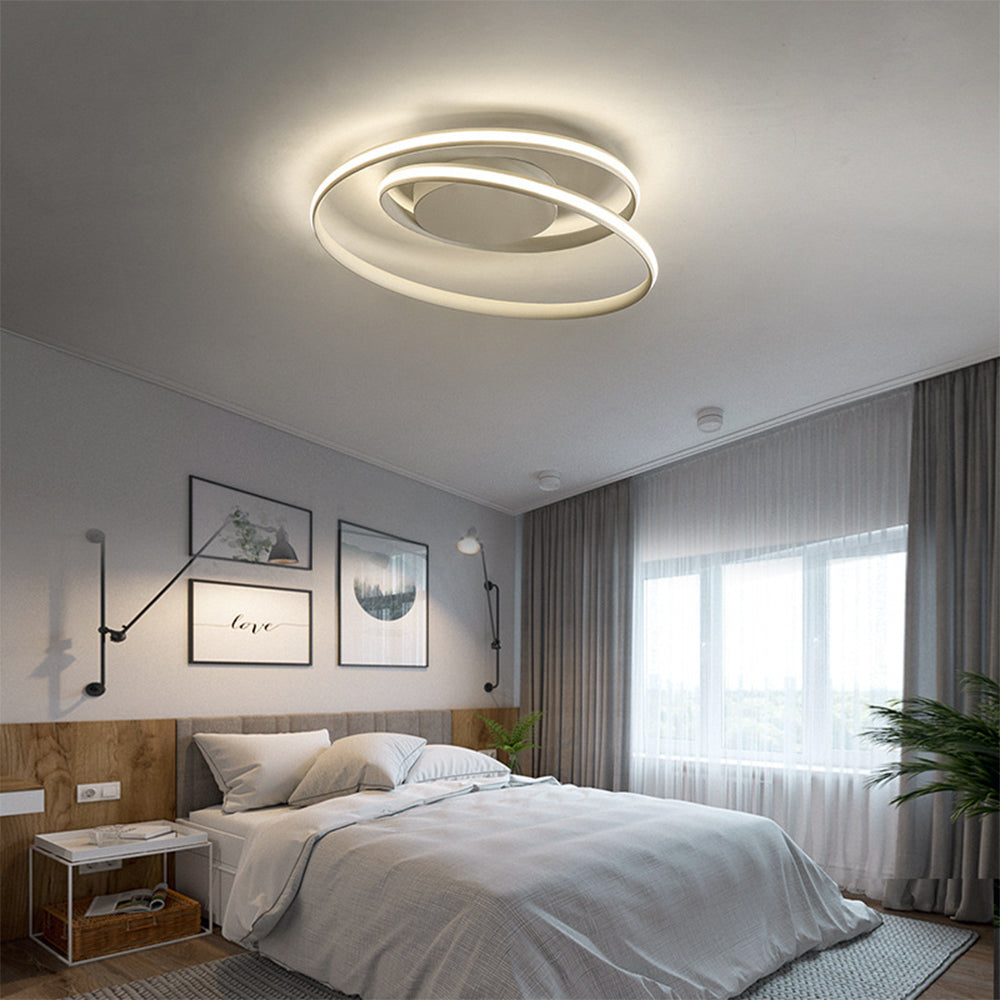Nordic Round Iron Living Room Ceiling Lamp
