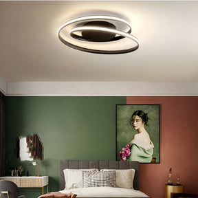 Nordic Round Iron Living Room Ceiling Lamp