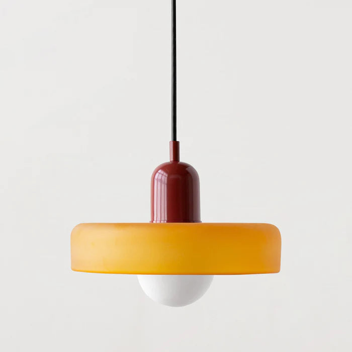 Colorful Bauhaus Modern Glass Ceiling Pendant Light