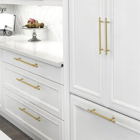 Brushed Brass Bar Pull Handles