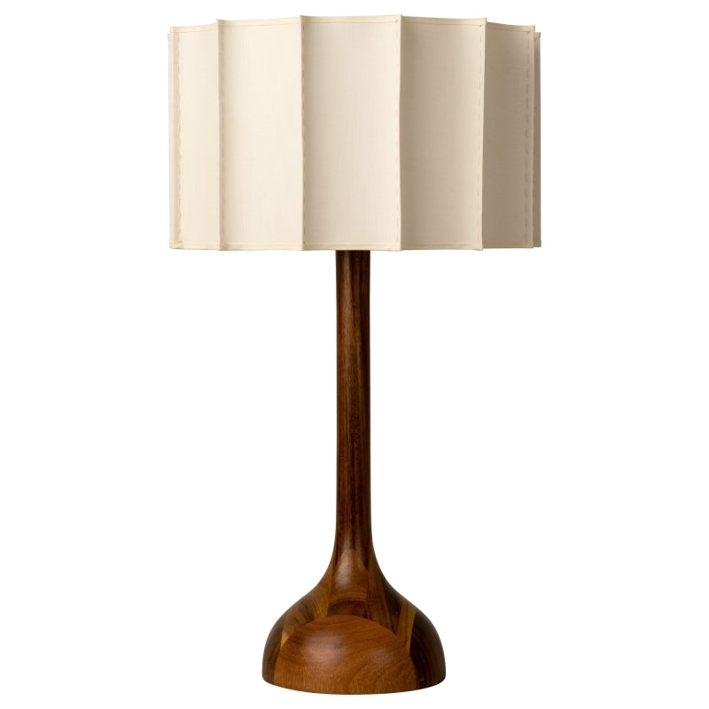 Middle Century Designer Wood Table Lamp