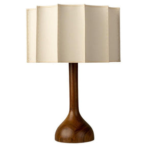 Middle Century Designer Wood Table Lamp