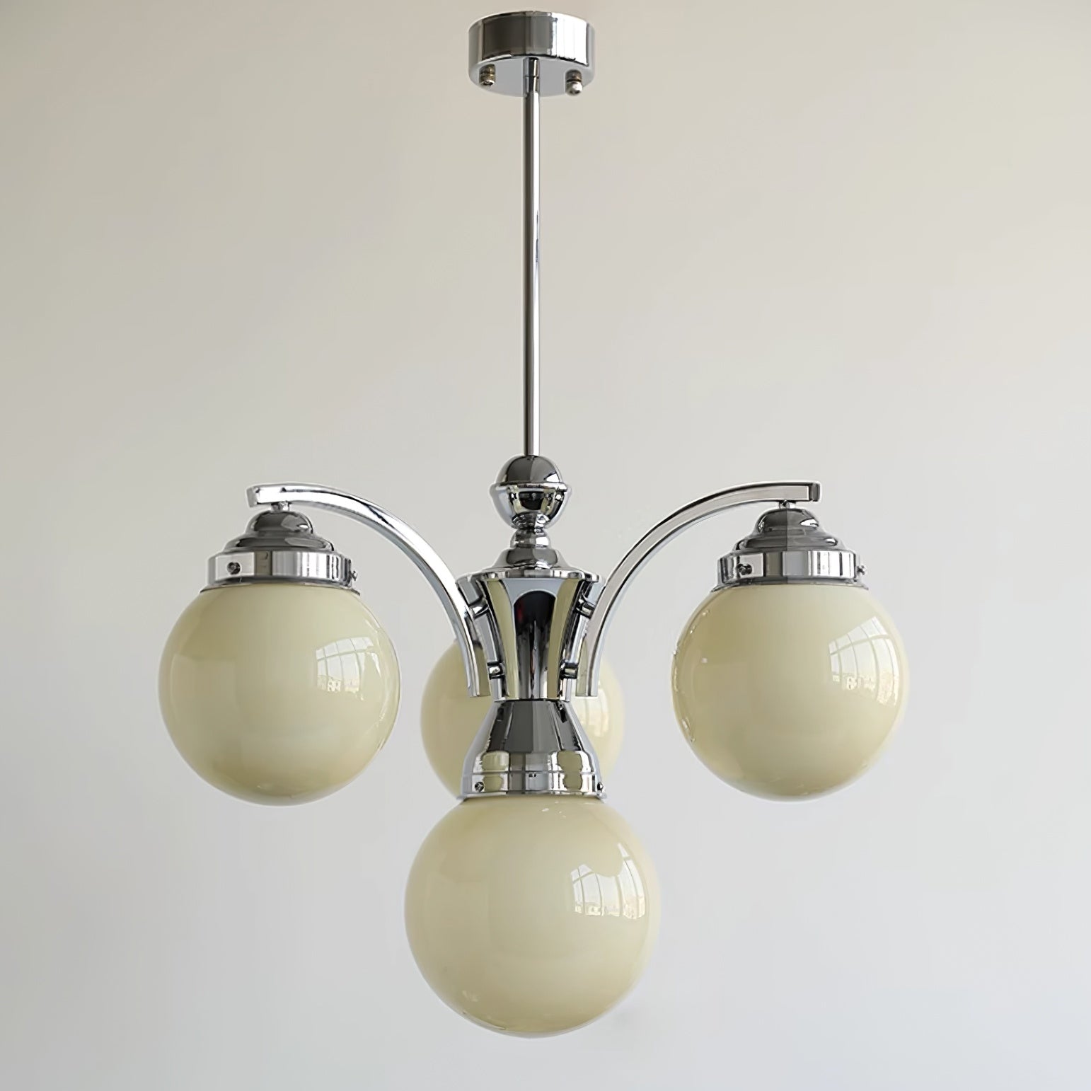 Retro Bubble Round Glass Glove Chandelier