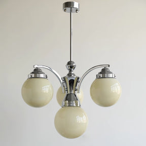 Retro Bubble Round Glass Glove Chandelier