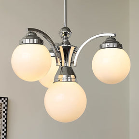 Retro Bubble Round Glass Glove Chandelier