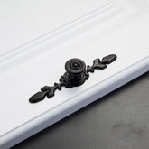 Flower Cabinet Door Handles With Plate