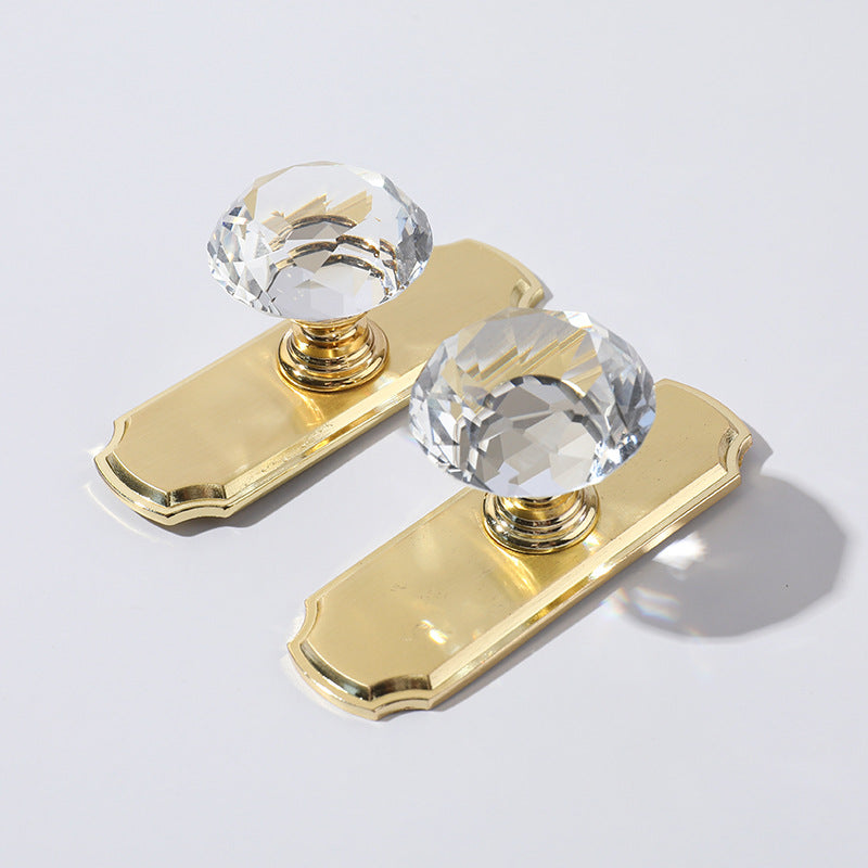 Gold Crystal Cupboard Decorative Handles