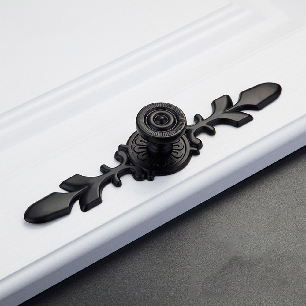 Flower Cabinet Door Handles With Plate