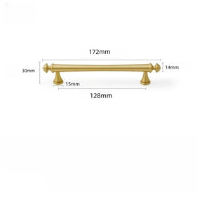 Soild Brass Gold Bar Cabinet Pulls