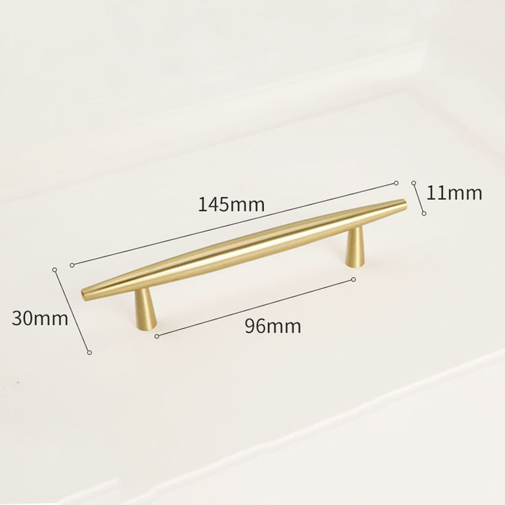 Modern Solid Brass Kitchen Cabinet Handles