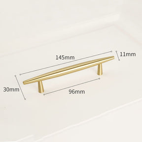 Modern Solid Brass Kitchen Cabinet Handles