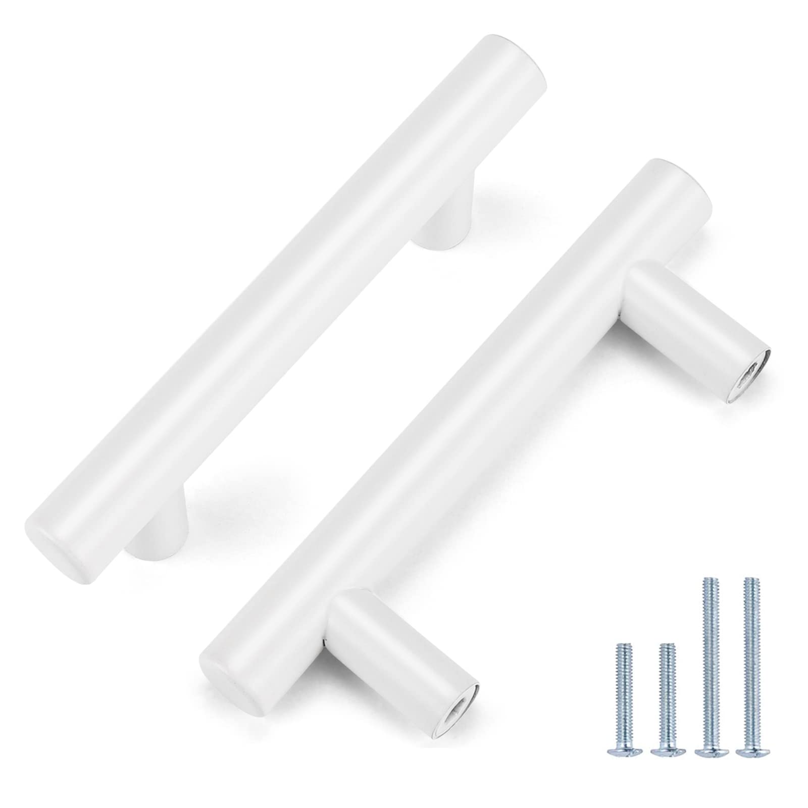 White Stainless Steel Bar Cabinet Handles