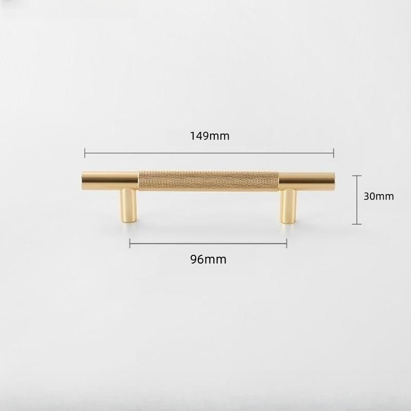 Aluminum Alloy Cabinet Doors Knurled Handles