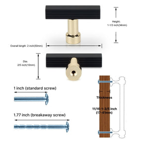 Square Cabinet Pulls for Kitchen