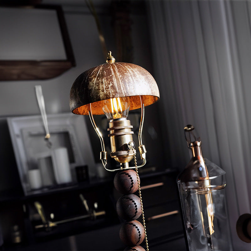 Vintage Wood Table Lamps