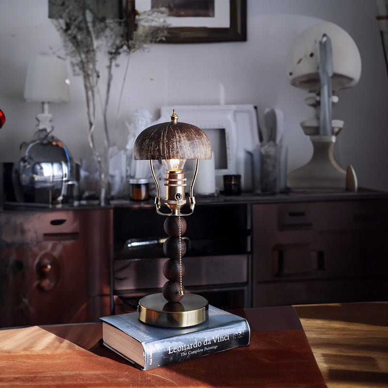 Vintage Wood Table Lamps