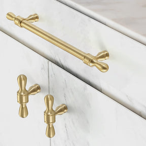 Brushed Brass Bar Pull Handles