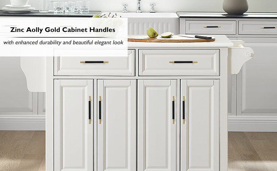 Black&Gold Kitchen Cabinet Pulls